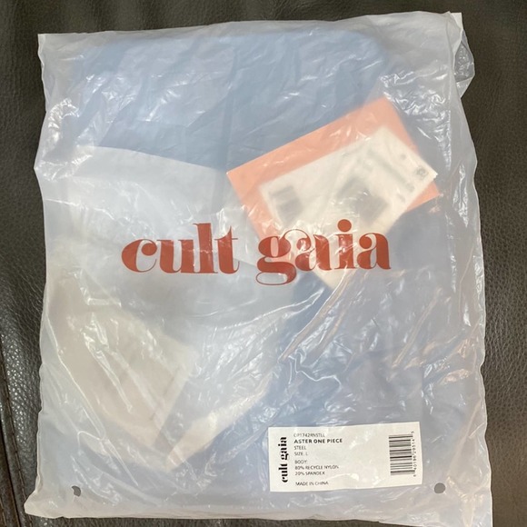 Cult Gaia Women's Aster Cutout Tie Neck One-Piece Swimsuit Size XS - Picture 5 of 5